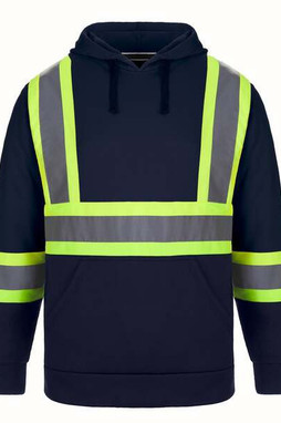 CX2 HiVis L01375 - Hoodie Sécurité Confort Polyester Haute Visibilité