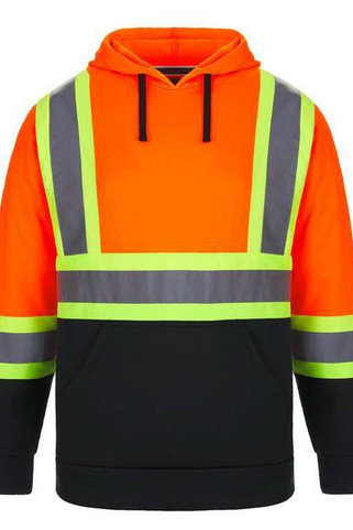 CX2 HiVis L01375 - Hoodie Sécurité Confort Polyester Haute Visibilité