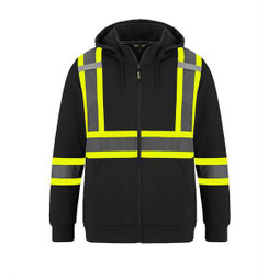 CX2 HiVis L01380 - Infinity Hi-Vis Polyester Full Zip Hodie 
