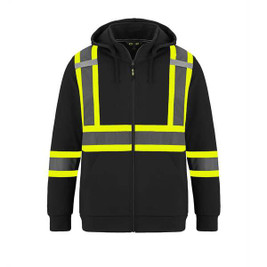 CX2 HiVis L01380 - Infinity Hi-Vis Polyester Full Zip Hodie