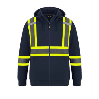 CX2 HiVis L01380 - Infinity Hi-Vis Polyester Full Zip Hodie