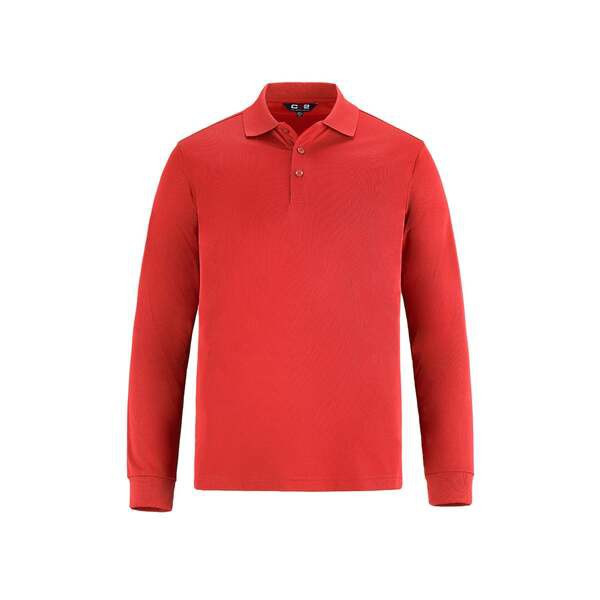 CX2 S05737 - Birdie Polo Mesh Piqué À Manches Longues pour homme