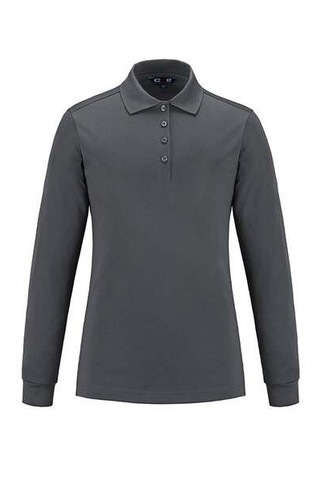 CX2 S05738 - Birdie Polo Mesh Piqué À Manches Longues pour femme