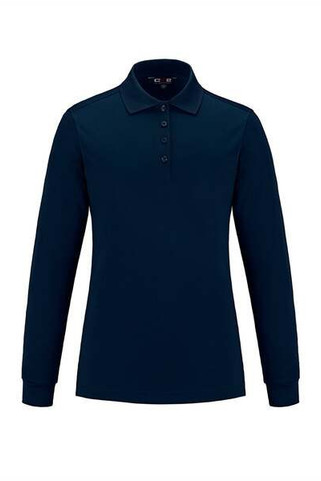 CX2 S05738 - Birdie Polo Mesh Piqué À Manches Longues pour femme