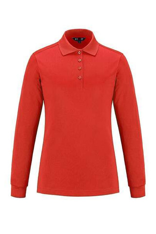 CX2 S05738 - Birdie Polo Mesh Piqué À Manches Longues pour femme