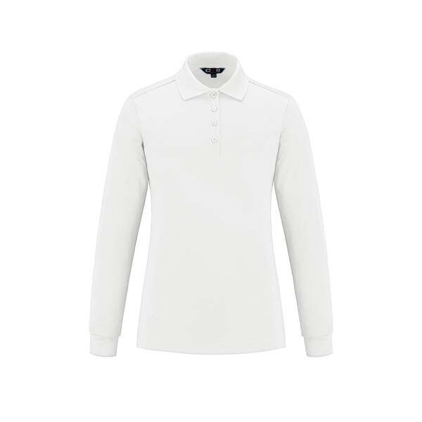 CX2 S05738 - Birdie Polo Mesh Piqué À Manches Longues pour femme