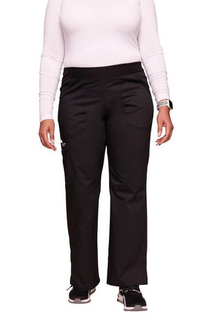 Cherokee CHWWE110 - Dames Comfortabele Cargo Broek met Elastische Tailleband