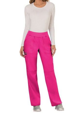 Cherokee CHWWE110 - Dames Comfortabele Cargo Broek met Elastische Tailleband