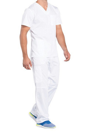 Cherokee CHWWE670 - Haut Col V Homme avec Poches Multiples