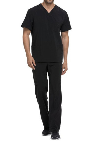 Dickies Medical DKE645 - Haut Homme à Col V avec Poches Multiples