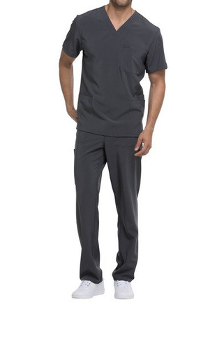 Dickies Medical DKE645 - Haut Homme à Col V avec Poches Multiples