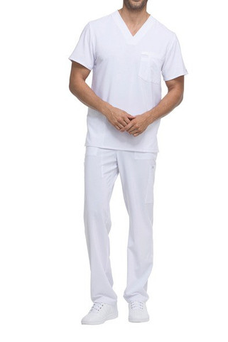 Dickies Medical DKE645 - Haut Homme à Col V avec Poches Multiples