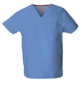 Dickies Medical DKE83706 - ComfortBlend Unisex V-Neck Top with Pocket
