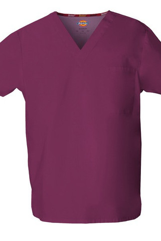 Dickies Medical DKE83706 - ComfortBlend Unisex V-Neck Top with Pocket