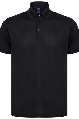 Henbury H465 - Mens recycled polyester polo shirt