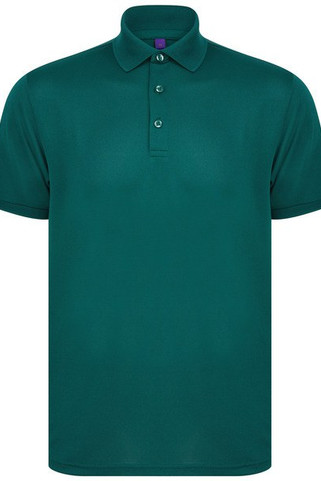 Henbury H465 - Mens recycled polyester polo shirt