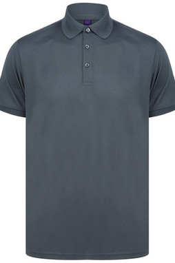 Henbury H465 - Mens recycled polyester polo shirt