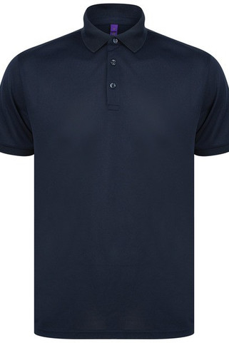 Henbury H465 - Mens recycled polyester polo shirt