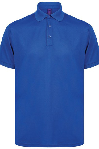 Henbury H465 - Mens recycled polyester polo shirt