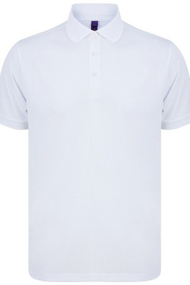 Henbury H465 - Men's recycled polyester polo shirt