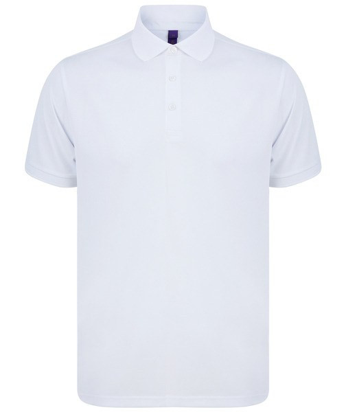 Henbury H465 - Men's recycled polyester polo shirt