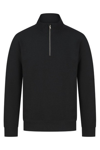 Henbury H842 - Eco-Friendly Unisex Zipped Neck Sweatshirt