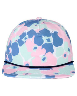 Swannies Golf SWS100 - Waterproof Adventure Snapback Hat with Rope Accent