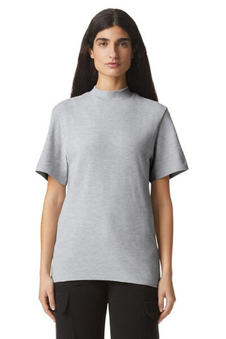 American Apparel 1PQ - Unisex Mockneck Pique T-Shirt