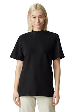 American Apparel 1PQ - Unisex Mockneck Pique T-Shirt