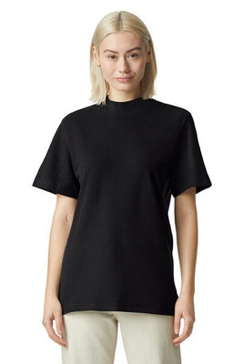 American Apparel 1PQ - Unisex Mockneck Pique T-Shirt