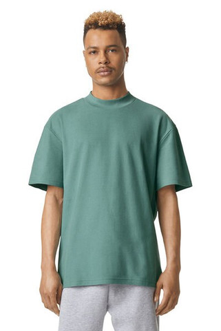 American Apparel 1PQ - Unisex Mockneck Pique T-Shirt