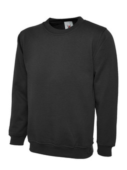 Radsow by Uneek UC211 - Womens Ultra Soft Charcoal Crew Neck Sweatshirt