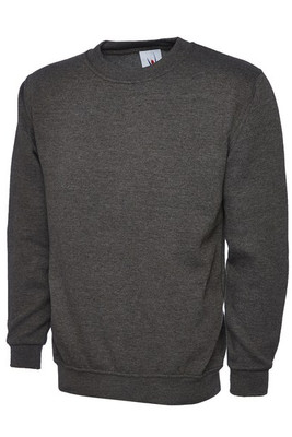 Radsow by Uneek UC211 - Women's Ultra Soft Charcoal Crew Neck Sweatshirt