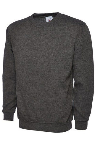Radsow by Uneek UC211 - Womens Ultra Soft Charcoal Crew Neck Sweatshirt