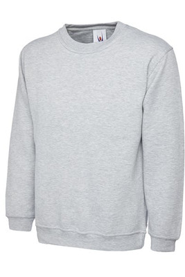 Radsow by Uneek UC211 - Women's Ultra Soft Charcoal Crew Neck Sweatshirt