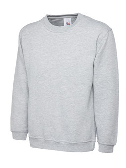 Radsow by Uneek UC211 - Womens Ultra Soft Charcoal Crew Neck Sweatshirt