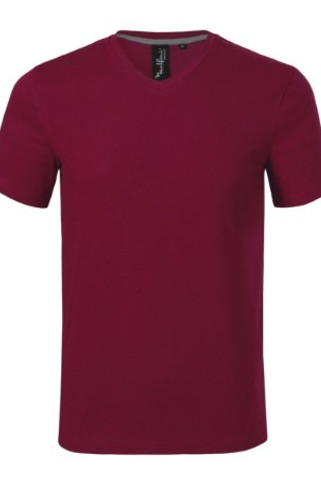 Malfini Premium 700 - Slim Fit Stretch V-Neck Tee with Contrast Tape