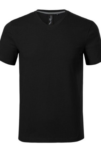 Malfini Premium 700 - Slim Fit Stretch V-Neck Tee with Contrast Tape