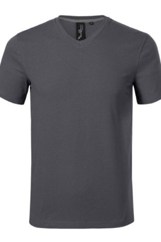 Malfini Premium 700 - Slim Fit Stretch V-Neck Tee with Contrast Tape