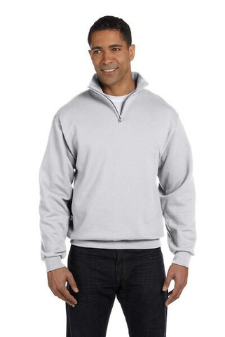 Jerzees 995M - Adult 8 oz. NuBlend® Quarter-Zip Cadet Collar Sweatshirt