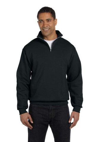 Jerzees 995M - Adult 8 oz. NuBlend® Quarter-Zip Cadet Collar Sweatshirt