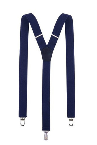 KARLOWSKY KYAG2 - Tyylikkäät Mustat Nahkajäljitelmä Henkselit