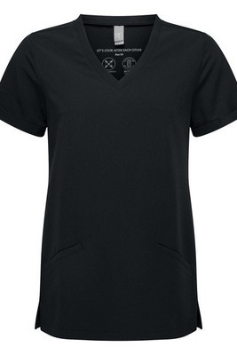 Onna NN310 - Eco-Friendly Stretch V-Neck Tunic with Pockets