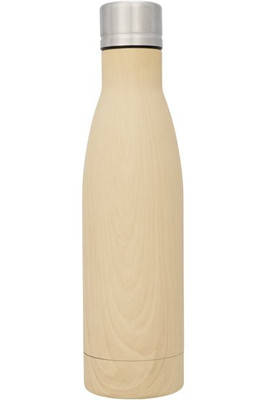 Vasa 500 ml wood-look copper vacuum insulated bottle - EgotierPro 100515