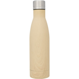 EgotierPro 100515 - Vasa 500 ml wood-look copper vacuum insulated bottle