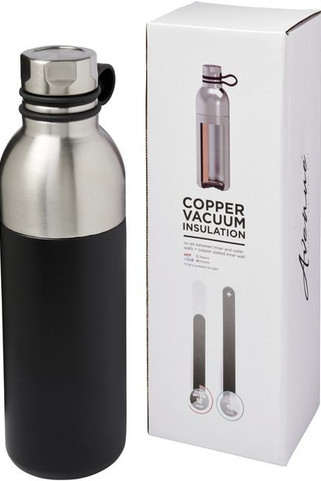 Koln 590 ml copper vacuum insulated sport bottle - EgotierPro 100588