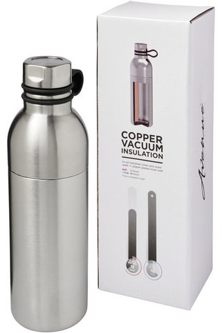Koln 590 ml copper vacuum insulated sport bottle - EgotierPro 100588