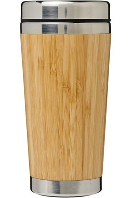 Bambus 450 ml glas med bambusyderside - EgotierPro 100636