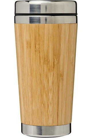 Kubek Bambus z bambusowym wykończeniem o pojemności 450 ml - EgotierPro 100636