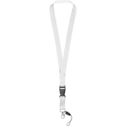EgotierPro 102508 - Sagan lanyard met afneembare gesp en telefoonhouder
